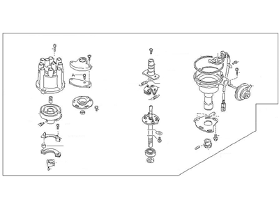 Nissan 200SX Distributor - 22100-07F02