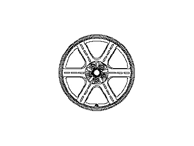 Nissan D0C00-62B1B Wheel-Aluminum