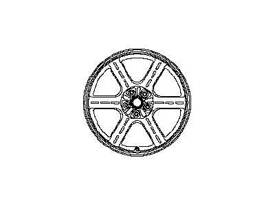 Nissan D0CMM-3GM3A Aluminum Wheel