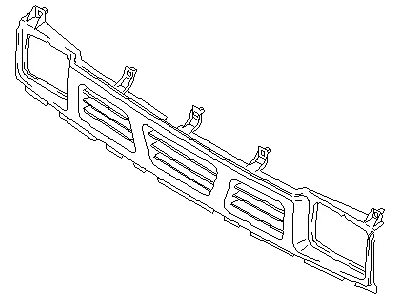 Nissan 62310-55G00 Grille Set-Radiator