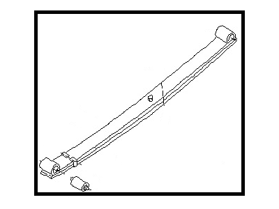 Nissan 55020-0B012 Spring Assy-Leaf,Rear