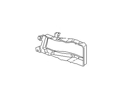 Nissan 26075-38E60 Headlamp Housing Assembly, Driver Side