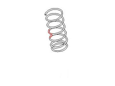 1997 Nissan Altima Coil Springs - 54010-2B002