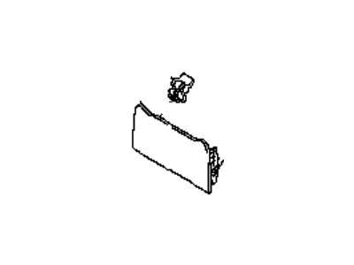 Nissan 79952-1EA0A Finisher-Rear Parcel Shelf