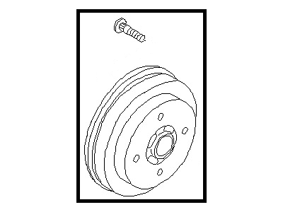 Nissan Stanza Brake Drum - 43202-D0101