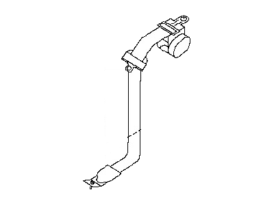 Nissan 88844-ZX28B Tongue Belt Assembly, Rear Seat