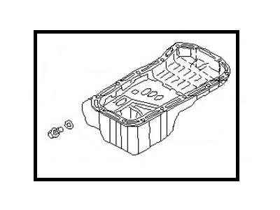 1994 Nissan Axxess Oil Pan - 11110-65E00