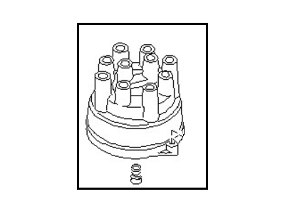 Nissan 22162-16E06 Cap Distributor