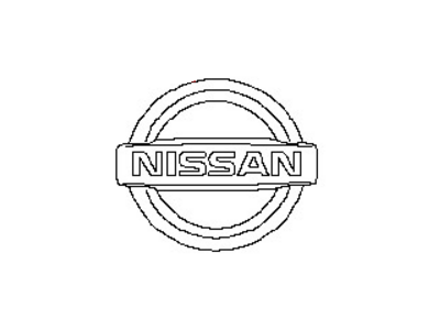 Nissan 90890-EM30A Rear Emblem