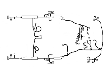 Nissan 24017-CC20B Harness-Body,NO2