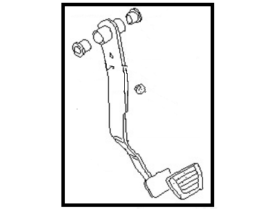 1983 Nissan 280ZX Brake Pedal - 46520-P7100