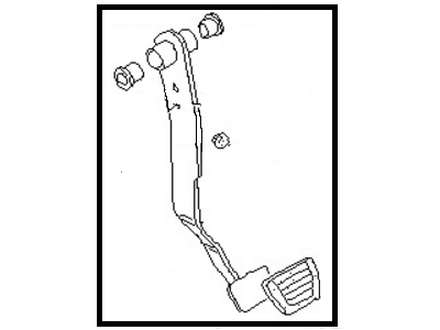 Nissan 46520-P7105 Pedal Assembly Brake