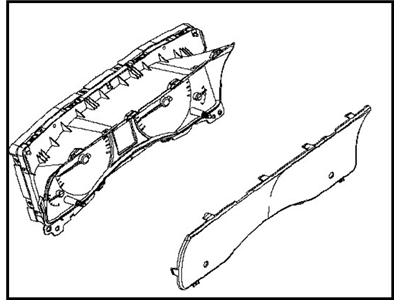 Nissan 24810-1PD0D Speedometer Instrument Cluster
