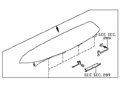 Nissan 96030-3KA0E Air Spoiler Assembly - Rear