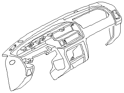 Nissan 68100-01G02 Panel Instrument