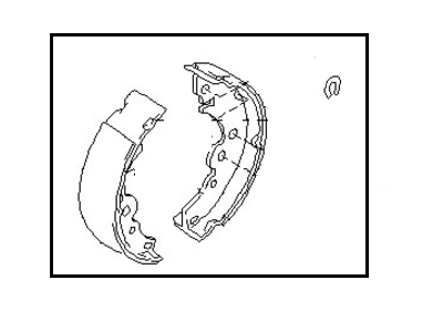 Nissan Sentra Brake Shoe Set - 44060-4Z025