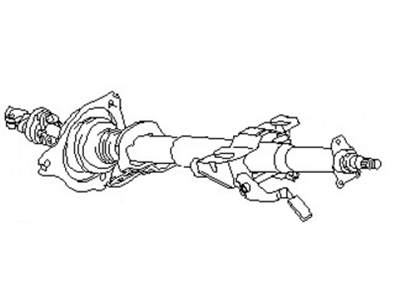 2003 Nissan Pathfinder Steering Column - 48805-4W910