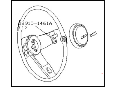 Nissan 48400-11W10 Steering Wheel Assembly