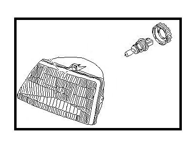 Nissan 26014-D3400 Headlamp Unit