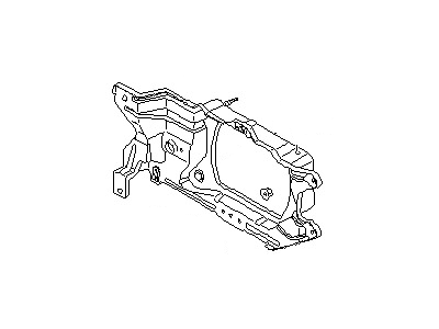 Nissan 26075-D3400 Headlamp Housing Assembly, Driver Side