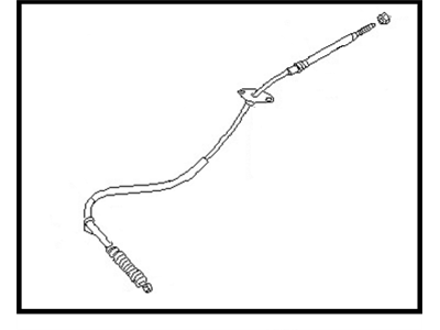 1992 Nissan Axxess Shift Cable - 34935-40R00
