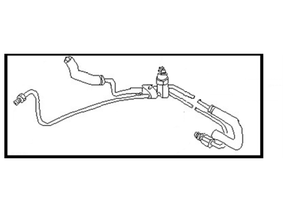 1987 Nissan Stanza Power Steering Hose - 49710-20R10