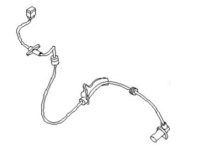 Nissan 47911-8J000 Sensor Assembly-Anti SKID,Front LH