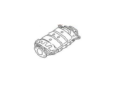 Nissan 20802-21P25 Three Way Catalytic Converter With Shelter