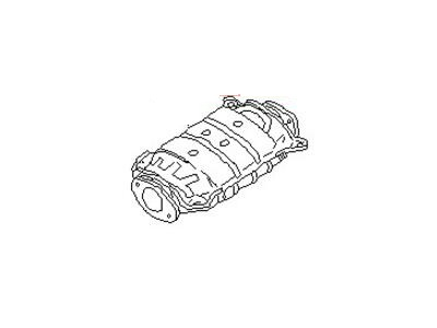 Nissan 20802-27F25 Three Way Catalytic Converter With Shelter