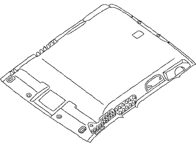 Nissan 739B0-ZP02C Module Assembly-Roof Trim