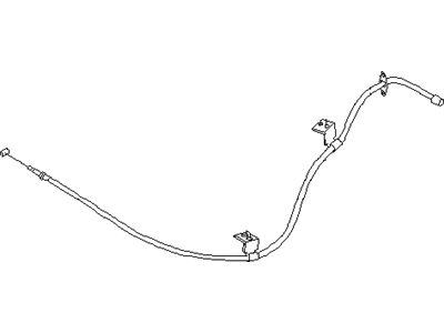 Nissan 36530-7Y000 Cable Assy-Brake,Rear RH