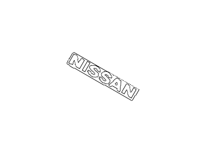 Nissan 62392-03A00 Front Grille Emblem
