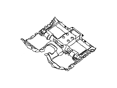 Nissan 74901-1PB0A Mat Assy-Floor