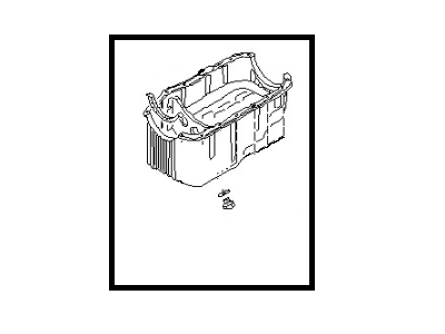 1990 Nissan Pulsar NX Oil Pan - 11110-55M00