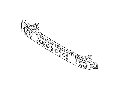 Nissan F2030-D4500 Reinforce Inner Front Bumper Center