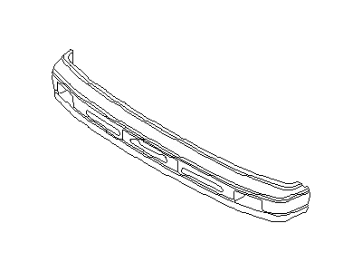 Nissan 62090-61A00 Absorb Front Bumper