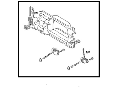 Nissan 26025-65A00 Headlamp Housing Assembly, Passenger Side