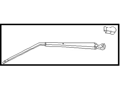 1983 Nissan Stanza Wiper Arm - 28780-D0800