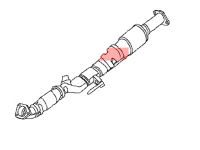 Nissan Altima Exhaust Pipe - 20010-ZX20A
