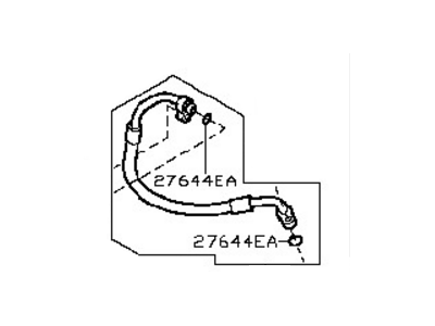 Nissan 92490-1FS0A Hose Flexible, High