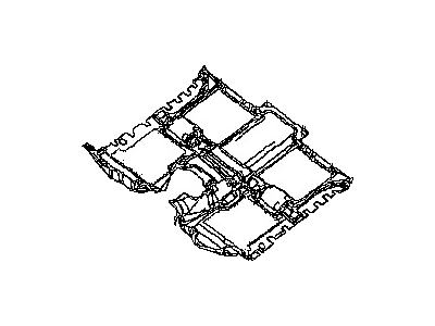 Nissan 74901-1PA0A Mat Assy-Floor