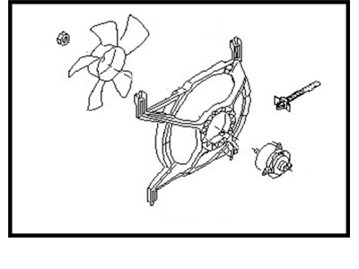 Nissan 240SX Radiator fan - 92120-70F01