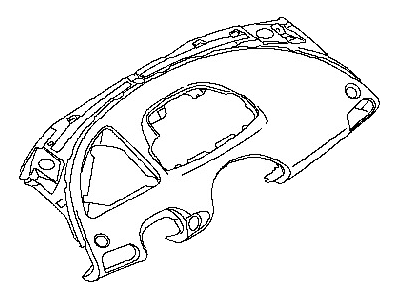 Nissan 68200-ZM70A Panel & Pad Assy-Instrument