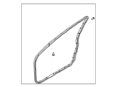 1996 Nissan Maxima Door Seal - 80831-40U01