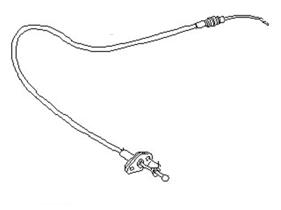 1980 Nissan Datsun 810 Throttle Cable - 18201-W2920