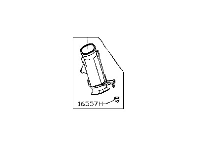 Nissan 16554-6CA0A Duct Assembly Air