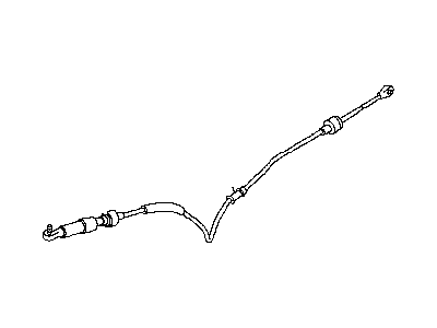 Nissan Hardbody Pickup (D21) Shift Cable - 34935-42G00