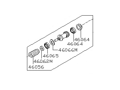 Nissan 46073-D2810 Piston Assy-Secondary