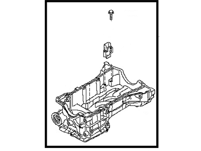 2012 Nissan Quest Oil Pan - 11110-JP00B