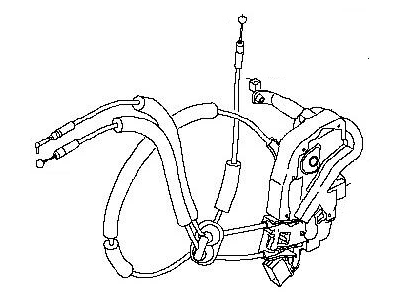 Nissan 80501-1AA0A Front Door Lock Actuator Motor, Left